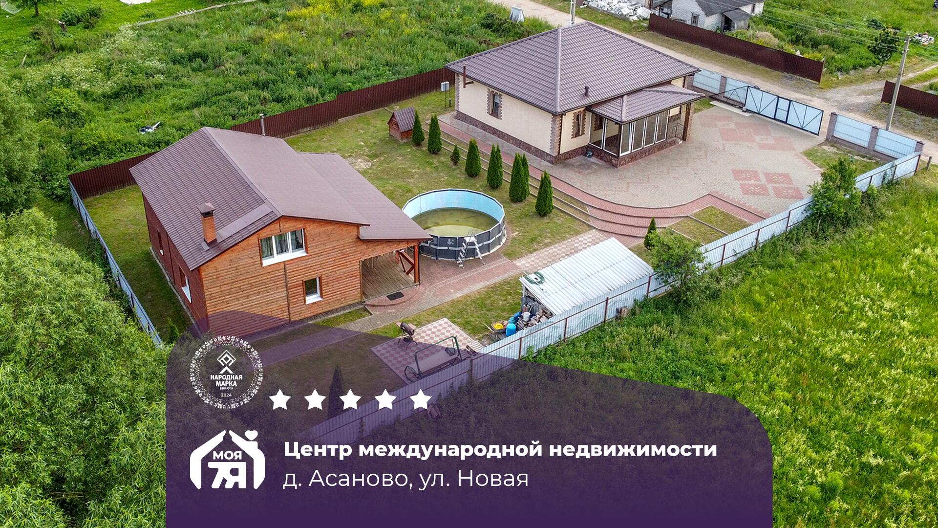 Дом по адресу Современный жилой коттедж с гостевым домом-баней