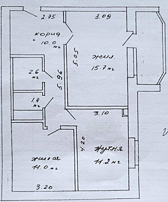 2-комнатная квартира по адресу Минск, Горовца ул., 2-комн.