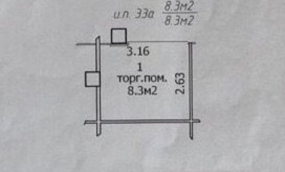 коммерческое помещение по адресу Хоружей ул.,  1/А, Магазин