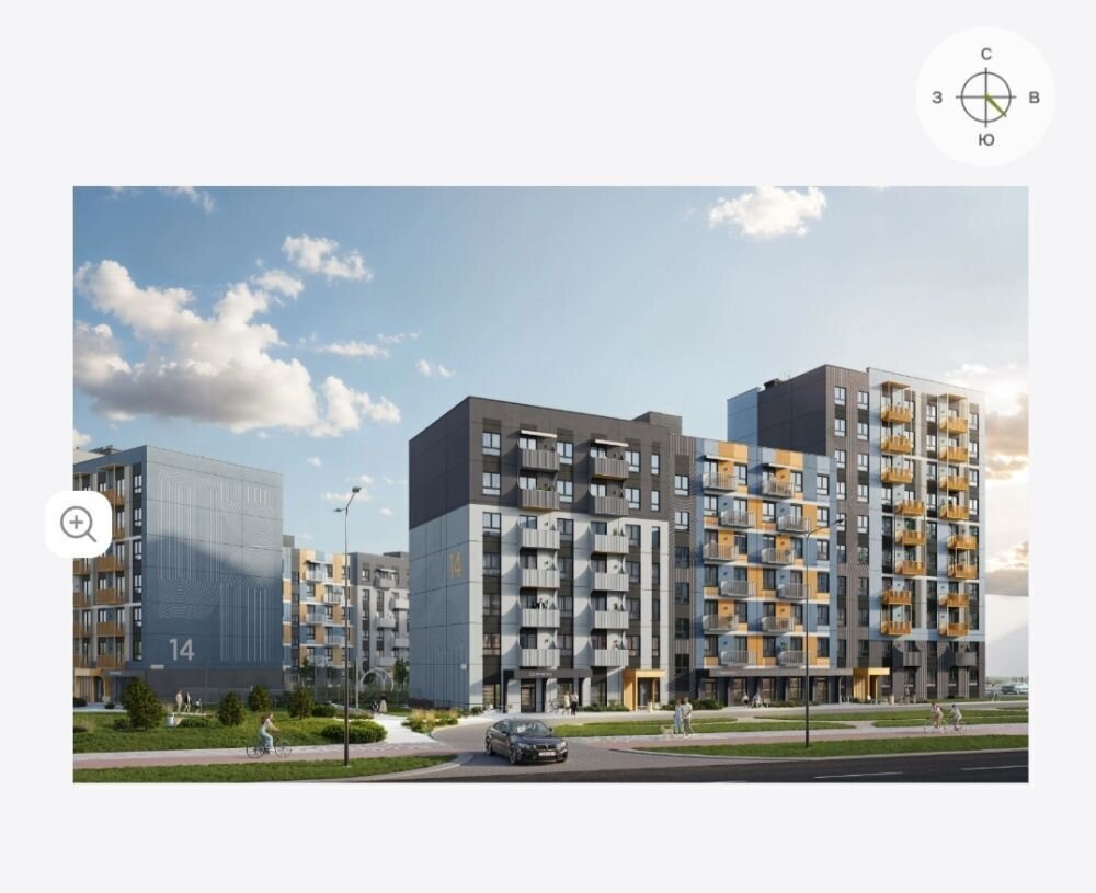 1-пакаёвая кватэра па адрасе Копище, 1-комн.