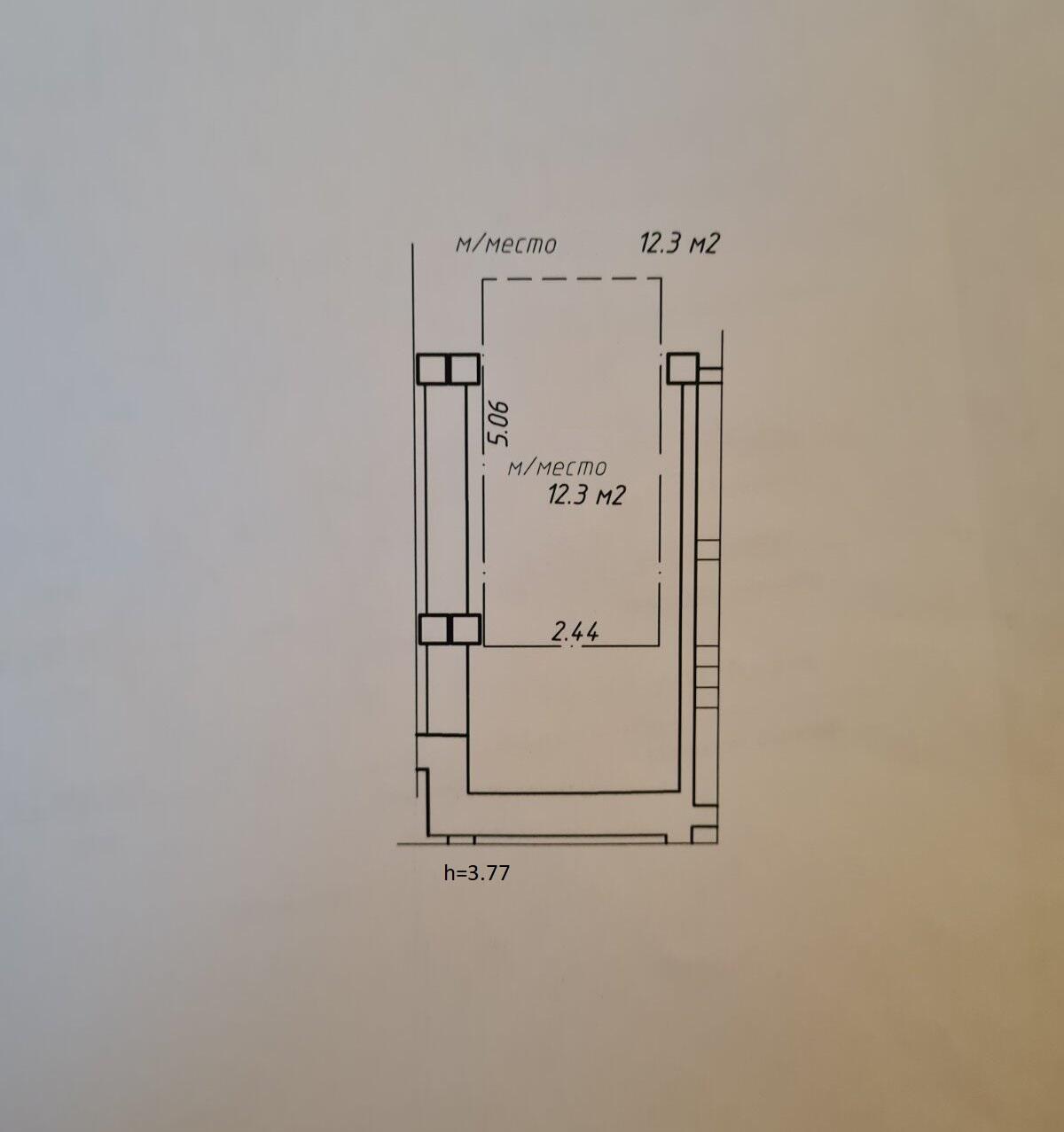 Гараж по адресу Янковского ул.,  34, Машиноместо