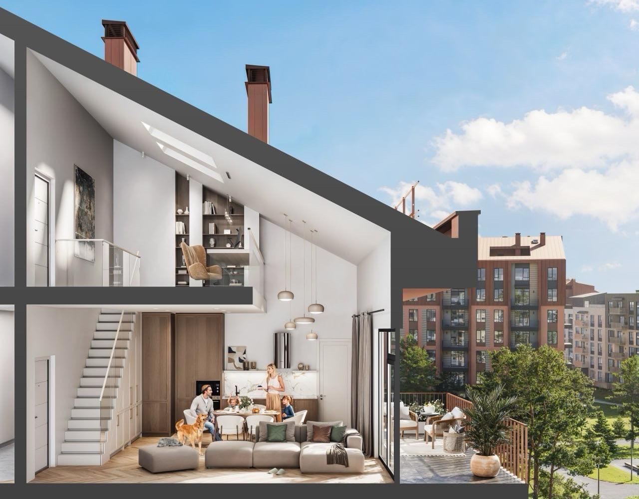 3-комнатная квартира по адресу аг. Колодищи, Лавандовая ул., д. 8