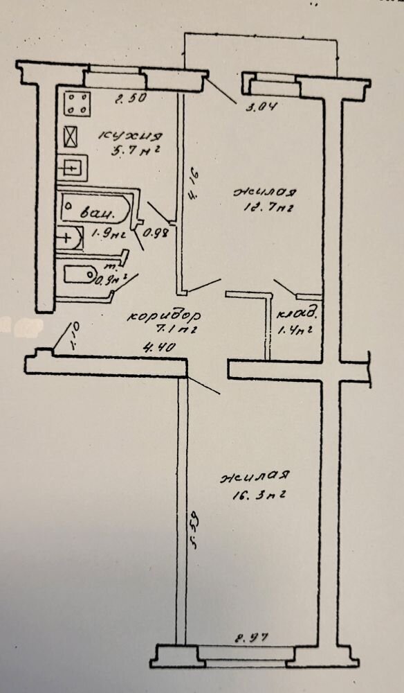 2-пакаёвая кватэра па адрасе г. Минск, Водолажского ул., д. 4