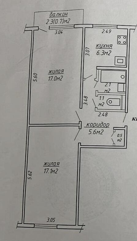Комната по адресу г. Минск, Ташкентский проезд, д. 10