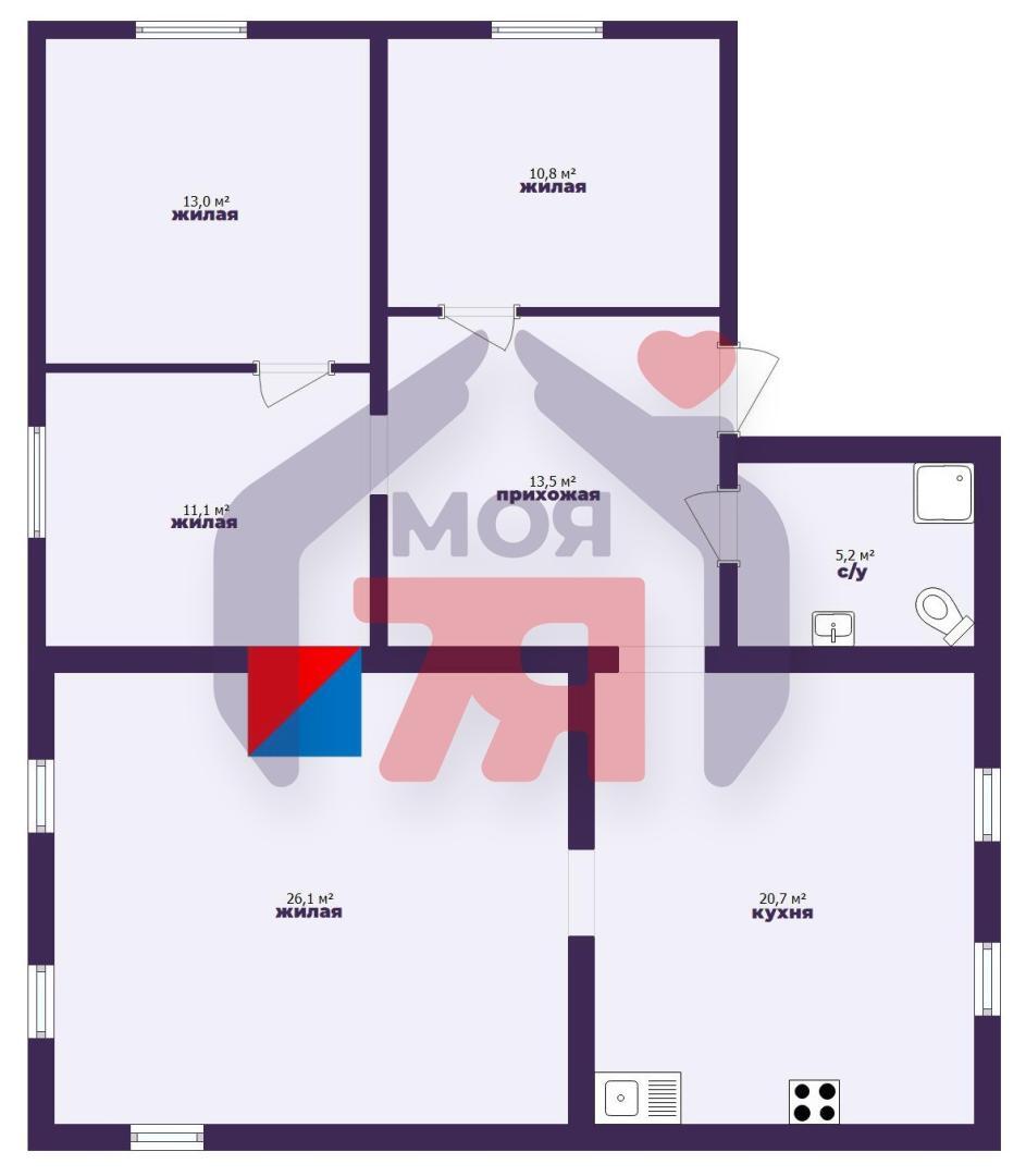 Дом по адресу г. Вилейка, 1 Мая ул.