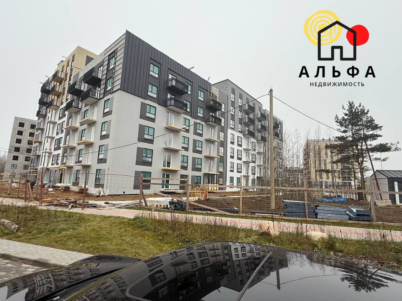 3-комнатная квартира по адресу бульвар Зелёной Гавани, аг. Колодищи, Минский...