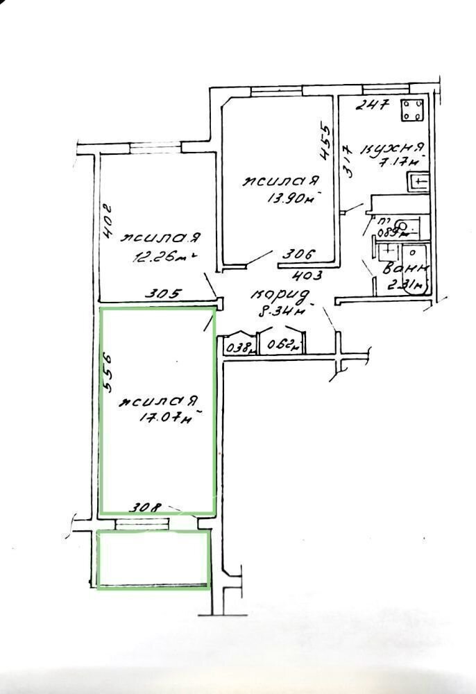 Прадаецца пакой па адрасу г. Минск, Корженевского ул., д. 31