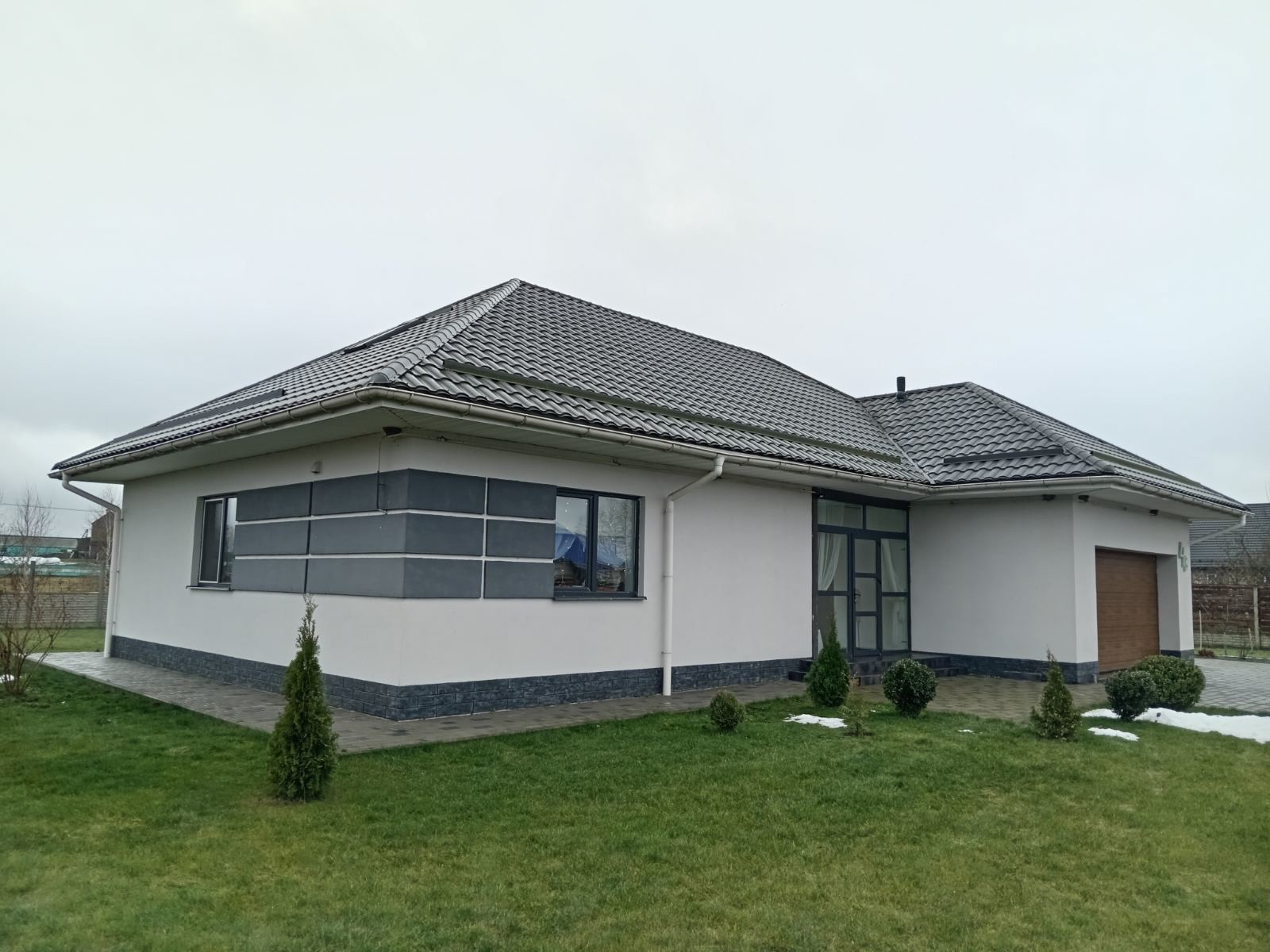 Дом по адресу Современный дом мансардного типа а.г. Оснежицы