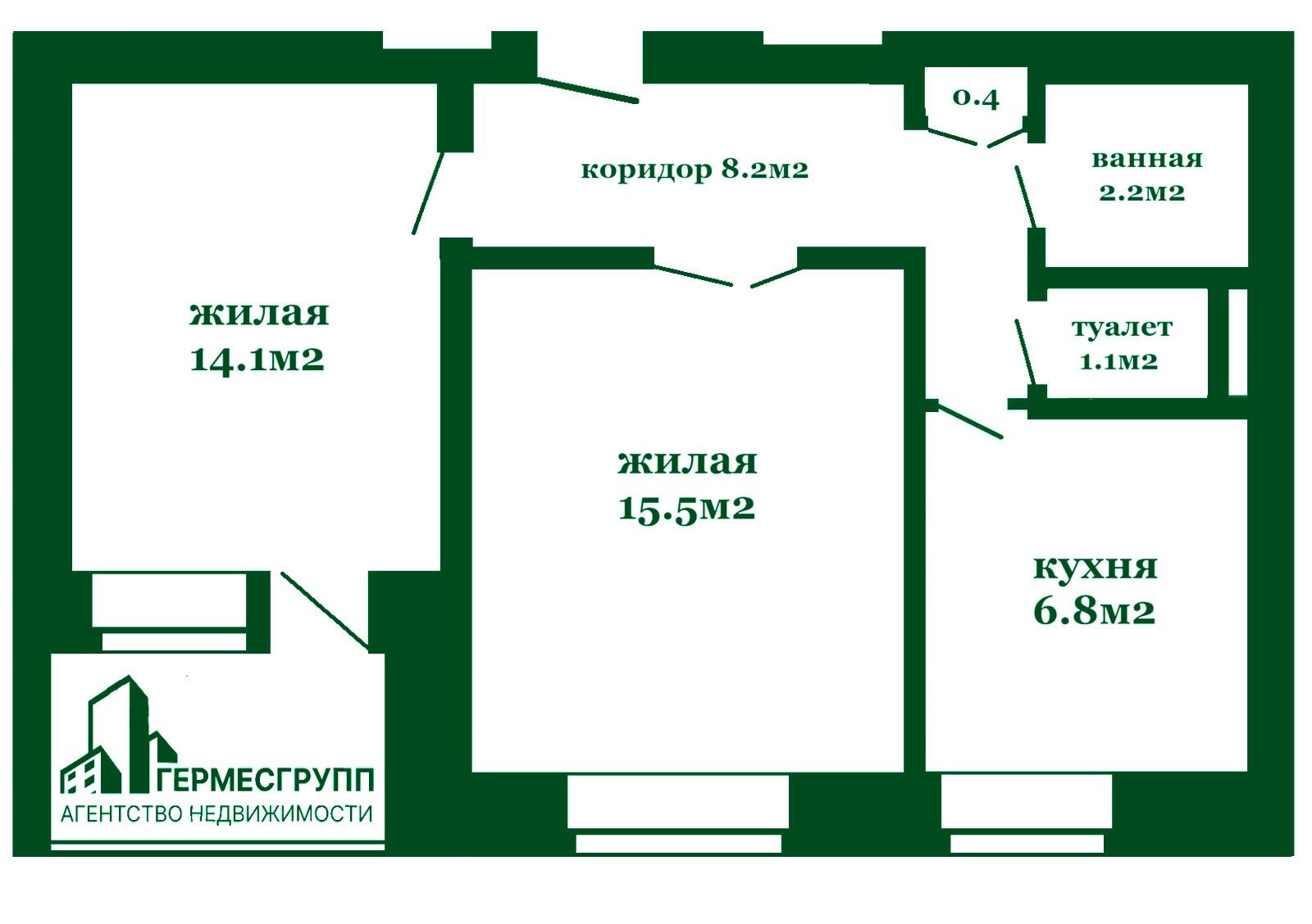 2-пакаёвая кватэра па адрасе г. Молодечно, Льва Толстого ул., д. 8