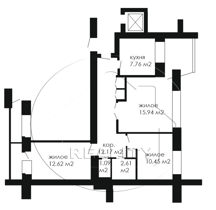 3-комнатная квартира по адресу Продажа 3-комнатной квартиры