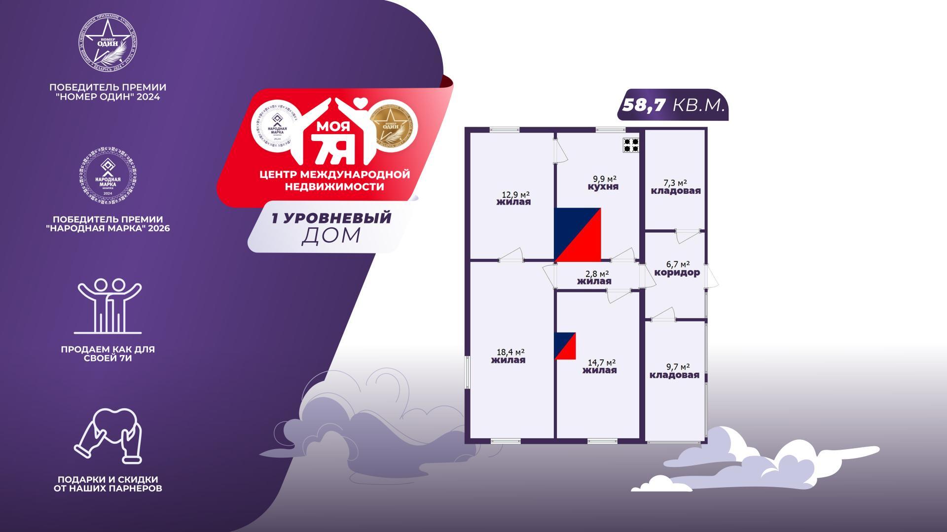 Дом па адрасу д. Пруссы, Центральная ул.