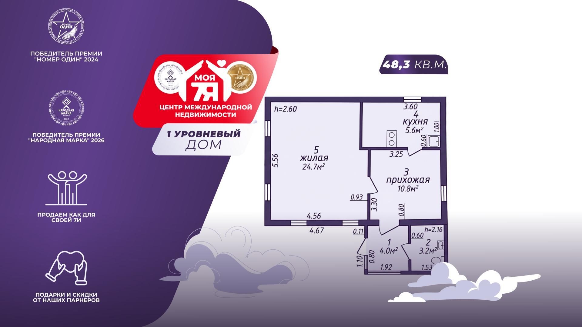 Дом по адресу д. Малые Ляды, Полевая ул.