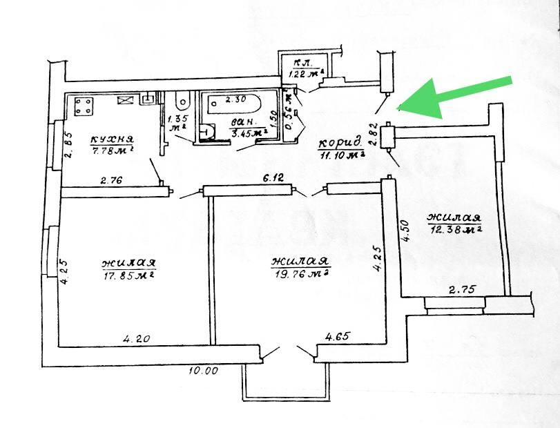 3-комнатная квартира по адресу Минск, Михася Лынькова ул., д. 47