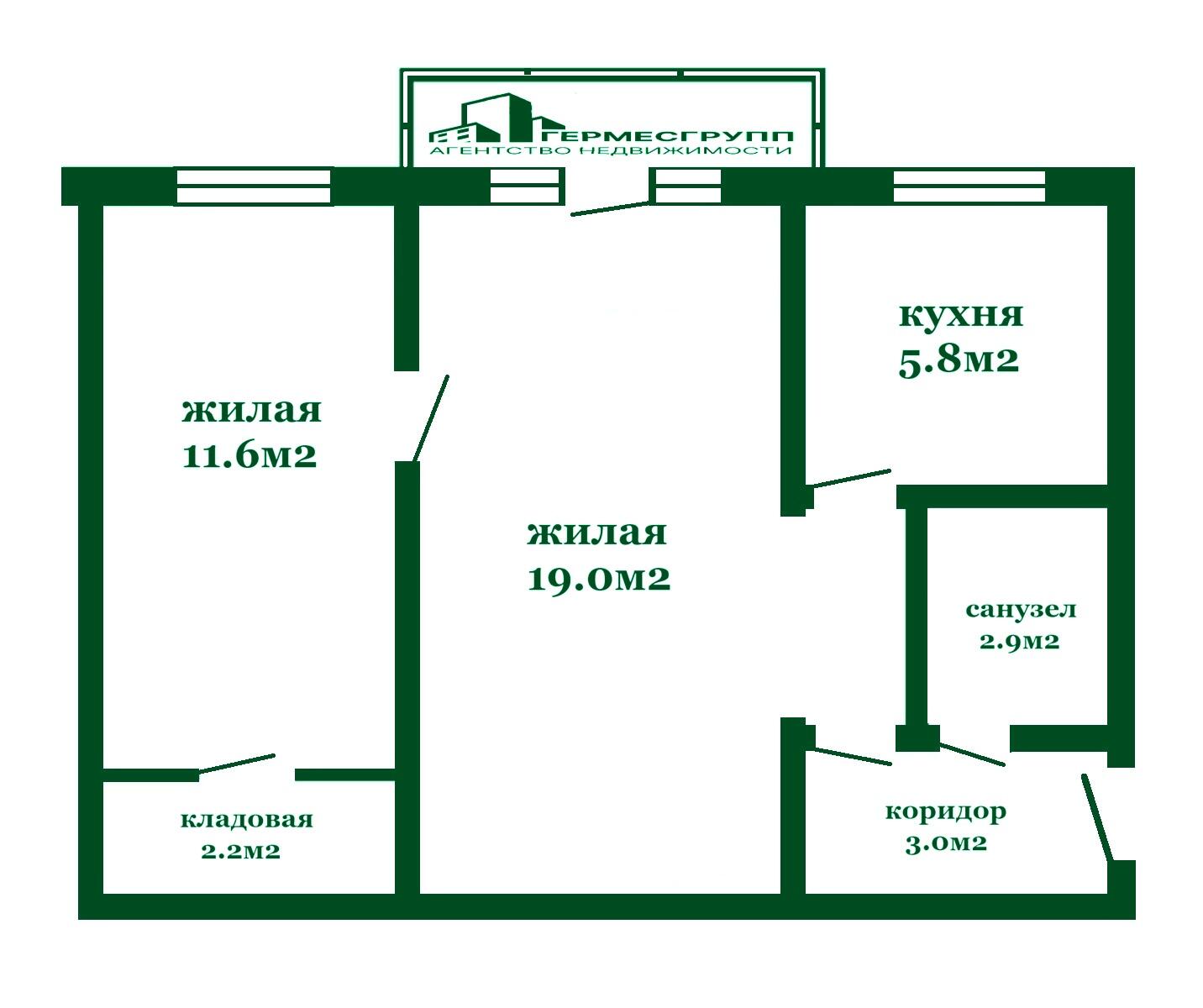 2-комнатная квартира по адресу г. Минск, Карастояновой ул., д. 21