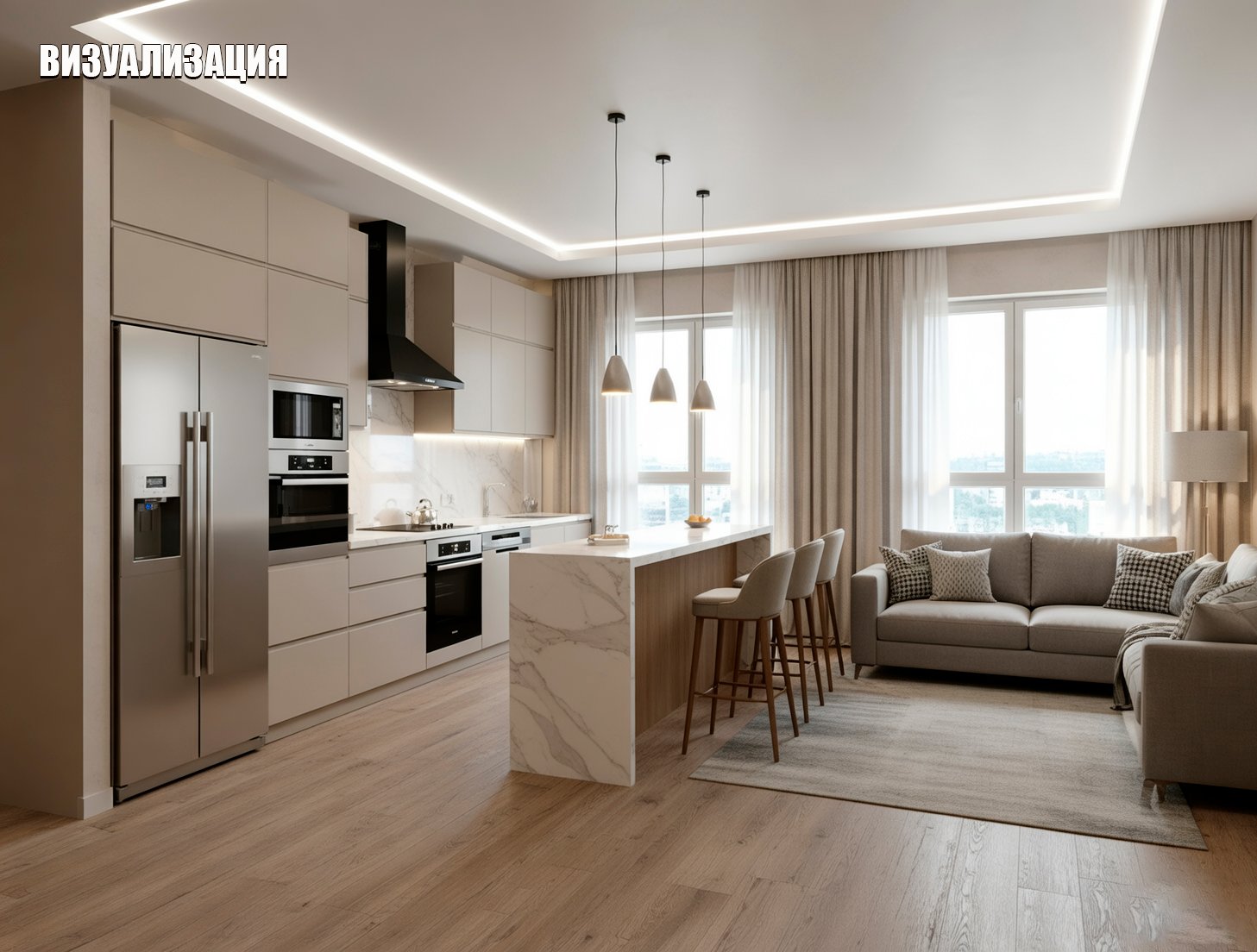 2-комнатная квартира по адресу ул. Жореса Алфёрова, 13, Минск