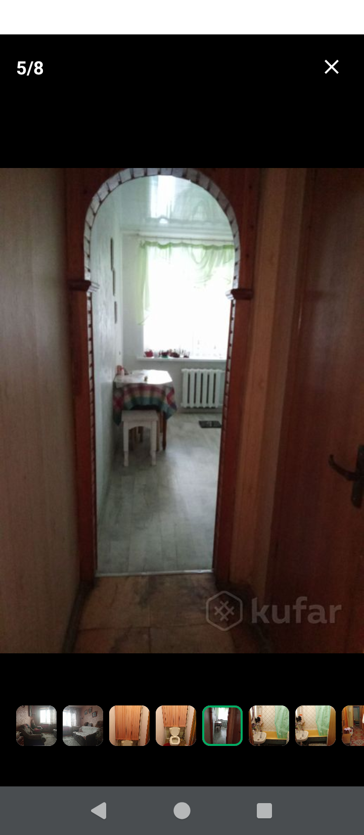 1-комнатная квартира  в аренду по адресу Ульяновская ул., 66, Бобруйск,...