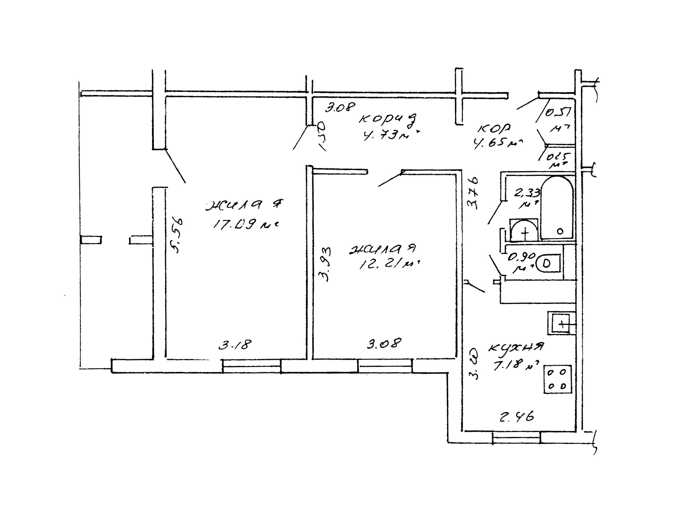 2-пакаёвая кватэра па адрасе г. Минск, Рафиева ул., д. 31, к. 2