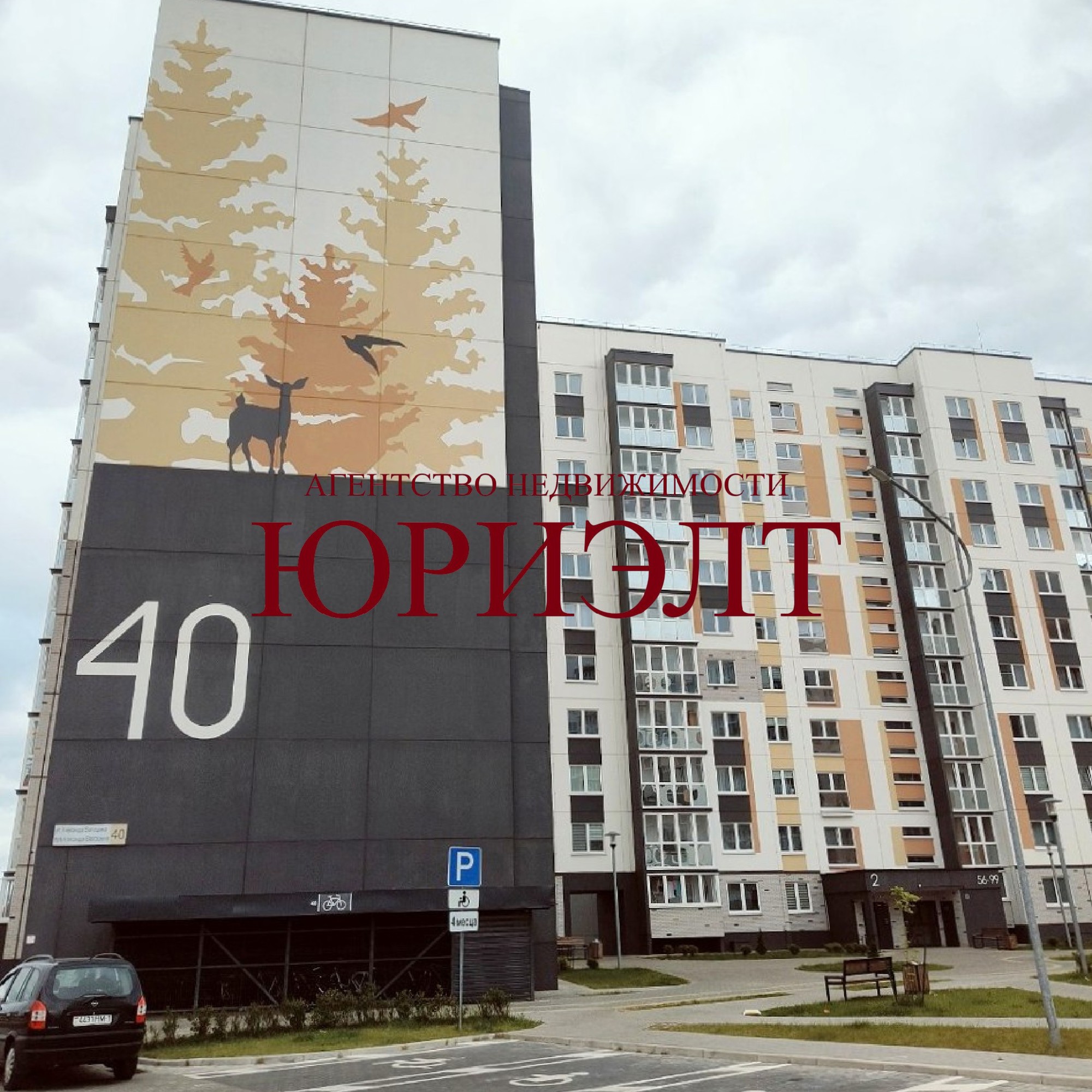 1-комнатная квартира по адресу ул. Александра Волошина, 40, Барановичи, Брестска...