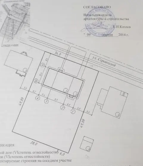  м² и участком соток