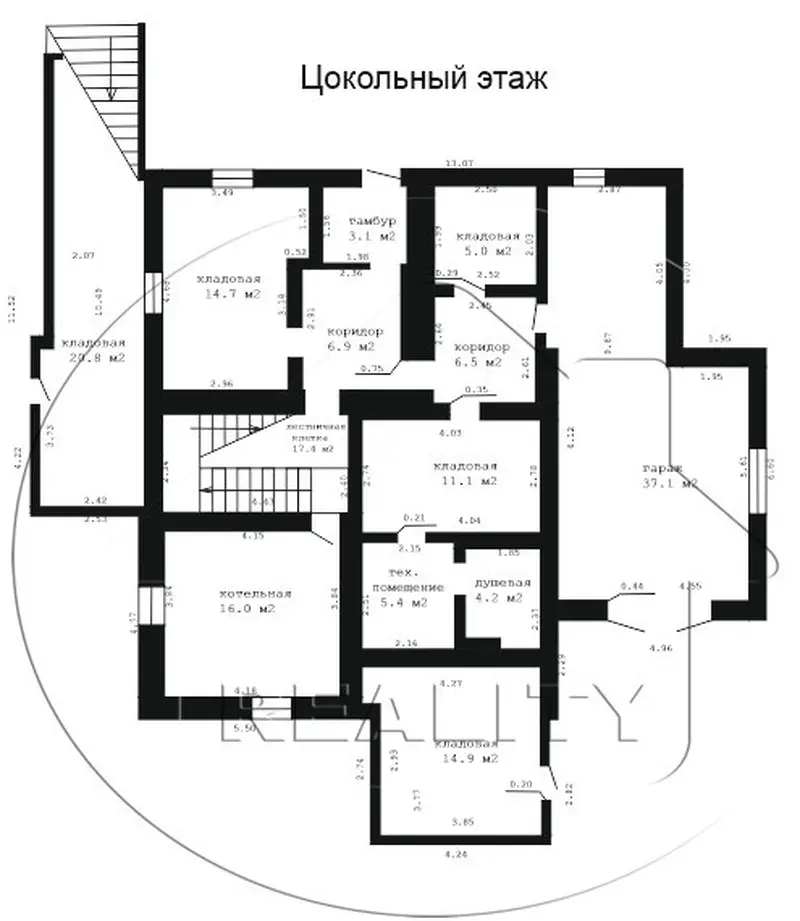  м² и участком сотки