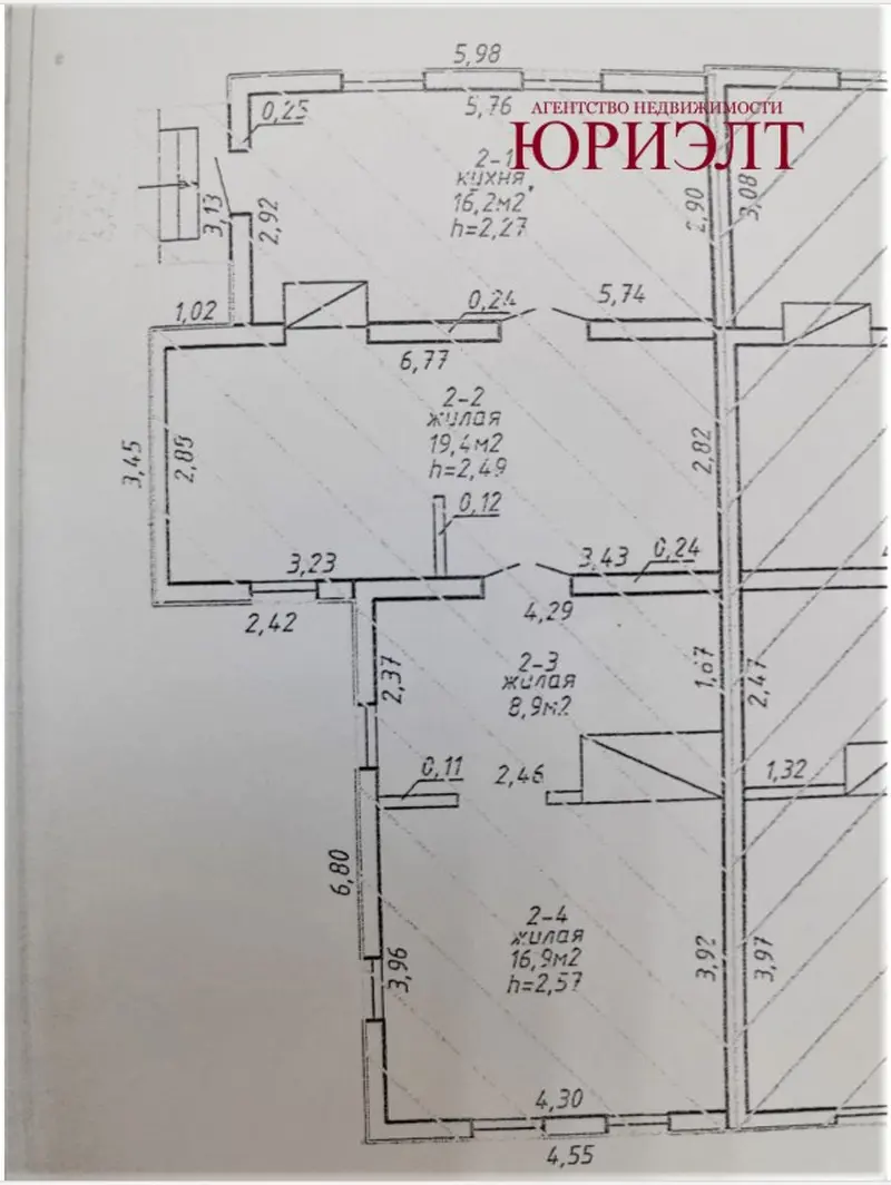  3-комнатная квартира в Гомеле на улице Тенистая 16