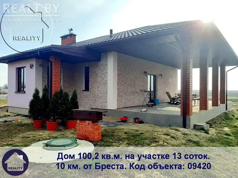 Дом, вул. Новая, в. Зелянец, Брэсцкі раён