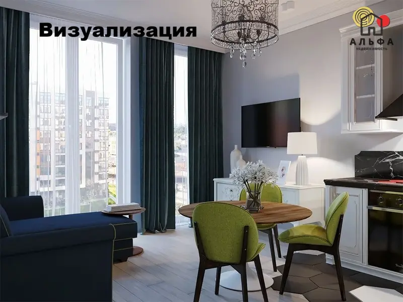 2-комнатная квартира по адресу дом Миконос, Средиземноморский квартал, экспериме...